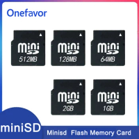 Minisd Card Flash 4GB 2GB 1GB 512MB 256MB 128MB 64MB Memory Card MINI SD Card MINI SD Memory Card