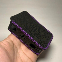 Dompet Leather Case Pelindung Trml T200 Motif Aztec Black Custom