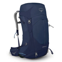 【Osprey】Stratos 44 透氣網架健行登山背包 44L 男款 海鯨藍(登山背包 健行背包 運動背包)