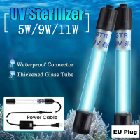 220V 5W/9W/13W ใช้สำหรับตู้ปลาUVหลอดยูวี กำจัดตะไคร่เขียว หลอดยูวีบ่อปลาตู้ปลา ฆ่าเชื้อโรค หลอดUVฆ่า