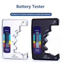 9V Digital Battery Level Tester Battery Monitor Voltage Meter Volt Capacity Detector Battery Capacit