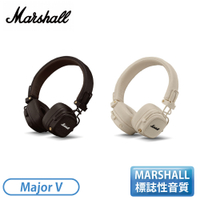 ［Marshall］藍牙耳罩式耳機 -復古棕/奶油白 Major V【個人衛生用品，拆封不退貨】