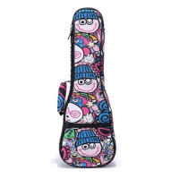 Ukulele Bag Case Waterproof Electric 21 23/24 26 Inches Soprano Concert Tenor Baritone Backpack Carry Gig Portable Colorful