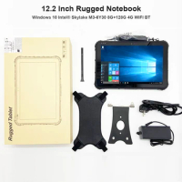 12.2" Windows 10 Intel® Skylake M3-6Y30 Sunlight visible AR 4G WIFI GPS Rugged Waterproof Industrial Computer Tablet PC Notebook