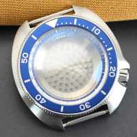 44mm Abalone Head Case Men's Watches Mod SKX 6105 Stainless Steel Sapphire Glass For Seiko NH35 NH36 SKX007 Movement 28.5mm Dial