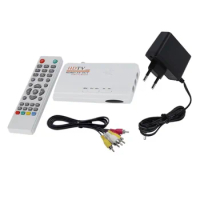 DVB-T DVB-T2 TV Tuner Receiver DVB T/T2 TV Box AV CVBS 1080P HDMI-compatible Digital HD Satellite Receiver With Remote Control