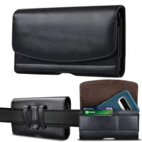 Pouch For ROG Phone 6 Pro Leather Phone Cover For ROG Phone 6 5S 5 Pro 3 Strix II Belt Clip Waist Bag Wallet Case For ASUS 8Z 5G