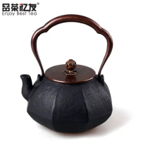 Classic Style Cast Iron Teapot Set Japanese Tea Pot Tetsubin Kettle 1100ml Kung Fu Infusers Cooking Tools