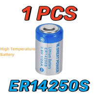 1PCS 150 Degrees Celsius High Temperature Lithium Battery ER14250S 3.6V 800mAh Replaces ER14250MR-14