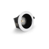 Dimmable Recessed Anti Glare COB LED Downlights 15W 20W LED Ceiling Spot Lights AC85~265V Background Lamps Indoor Lighting
