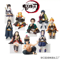 2025 Demon Slayer Figure Rice Ball Tanjiro Mitobu Zenitsu Inosuke Instant Noodles Desktop Toy Car Or