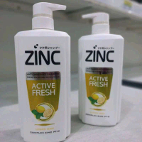 Zinc Active Fresh Lemon Mint 680ml Shampoo Anti Dandruff