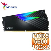 ADATA 威剛 XPG LANCER DDR5-5600 16G*2 RGB炫光記憶體《黑》