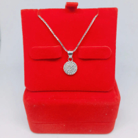 Liontin/buah kalung perak silver925 Lapisan emas putih L69
