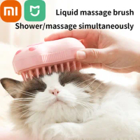 Xiaomi MIJIA Cat Steam Brush Steamy Dog Massage Comb 3 in 1 Electric Spray Hair Brushes Pet Grooming Comb Hair Removal Combs