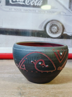 日本回流陶罐 國外手工陶罐 純手工拉胚刀刻 vintage擺