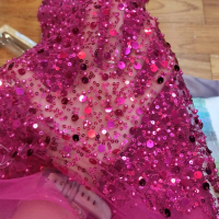kain tulle full payet premium