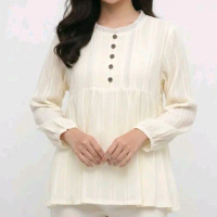 Vintage Lace Pintuck Blouse