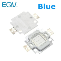 10W LED chip Integrated Blue High power 10w LED Beads 10W Green Led chip 450-540lm 10W led Chips 10PCS