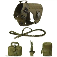 Harnes Anjing Besar HARX3 Dog Harness K9 Harness Rompi Professional Tactical Dog Vest