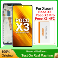 6.67" Original For Xiaomi Poco X3 Display LCD Touch Screen Digitizer For Poco X3 NFC LCD Replacement Parts Poco X3 Pro Display