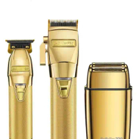 New BABYLISS Gold Hiar Professional Men's Hair Clippers, Metal Hair Clippers, Whiteners, Trimmers, Brushless Motors