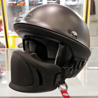 BELL ROGUE MATT BLACK | HELM MOTOR RETRO VINTAGE HITAM DOFF CAFE RACER