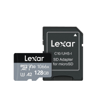Lexar 雷克沙 Professional 1066x MicroSDXC UHS-I U3 A2 128G記憶卡