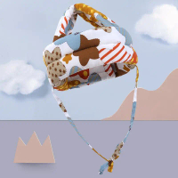 Peralatan Baby MY Topi Pelindung Kepala Bayi Helm Anti Bentur 360 Derajat Soft Cotton Starfish - MY3