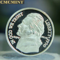 1 Gram Pure Silver 1950 Monticello 5 Round Badge A065