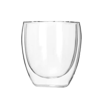 【精準科技】雙層玻璃杯250ml 咖啡杯 調酒杯 馬克杯 茶杯 水杯 酒杯/6入組(550-DG250)