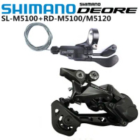 SHIMANO DEORE M5100 XT M8000 SLX M7000 11S Rear Derailleur Shifter Lever Mini Groupset MTB Mountain Bike Transmission Derailleur