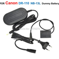 DR-110 NB-13L NB13L Dummy Battery+ACK-DC110 Camera Power Adapter For Canon PowerShot G5 G7 X Mark II G5X G7X MII G9X S620 S720