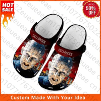 Hellraiser Movie Pinhead Horror Halloween Home Clogs Custom Water Shoes Mens Women Teenager Shoe Garden Clog Beach Hole Slippers