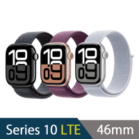 Apple Watch Series 10 (S10) 46mm 鋁金屬錶殼配運動錶環(GPS+Cellular)