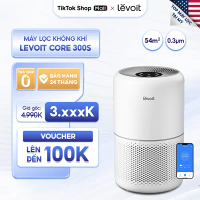 Máy Lọc Không Khí Levoit Core 300S (54m2) và Core 300 (36m2) | Lõi HEPA Lọc Bụi Mịn -  Cảm biến chất