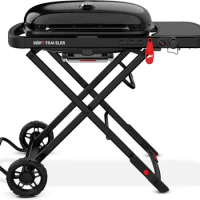 Weber Traveler Portable Gas Grill, Stealth Edition