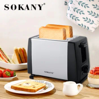 SOKANY016S Bread machine household 2-piece automatic breakfast multi-function toaster
