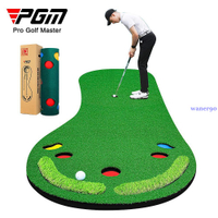 PGM GL002室內高爾夫果嶺練習墊300x90cm可擕式推杆練習器辦公室家用推杆練習器批發