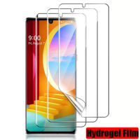 Full Cover Hydrogel Film For LG Velvet G5 G6 G7 G8X ThinQ Q7 Q6 Plus V20 V30 V40 V50 V60 ThinQ Wing 5G TPU Screen Protector