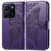 2023 3D Leather 360 Protect for Vivo Y35 Y55s 2023 Flip Case Wallet Funda Y100 Y75 55 Y52 Y02 Y20 Y21 S Y11s Y 35 Y16 Y22s Book