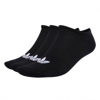 Adidas 襪子 Trefoil Liner 黑 白 隱形襪 帆船襪 羅紋 男女款 三葉草 愛迪達 S20274