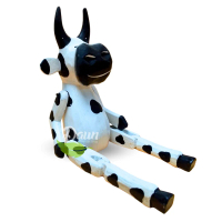 Patung Sapi t 15 cm | Sapi Golek | boneka Kayu