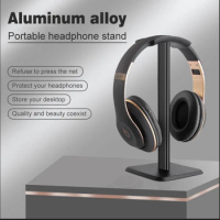 Desktop aluminium Alloy Aluminium Bluetooth Headset Stand Holder Headphone Rack Mount Hanger wired Earphone Gamer Hanger PC