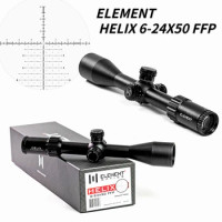 ELEMENT Optics HELIX 6-24X50 FFP First Focal Plane Riflescope w/ Zerostop 30mm Tube APR-2D MRAD Reticle Rifle Scope Sight Luneta