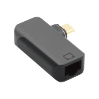 Magnetic Angled Type USB-C Type-C USB3.1 to VGA/HDTV/DP/MINI-DP/1000Mbps Gigabit Ethernet Network LAN Adapter for Laptop