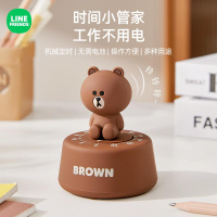 🐻 LINE FRIENDS旋轉機械計時器（熊大/兔兔/莎莉）