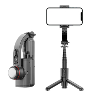 【CYKE】MINI L18s 多功能360°補光燈自拍杆穩定器三腳架(直播架 手機自拍桿 藍芽自拍 自拍棒)