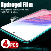 4PCS Soft Hydrogel Film For Samsung Galaxy A53 A52 A52s A51 5G UW 4G 53A A 53 51 52 52s Screen Protector Front Film Not Glass