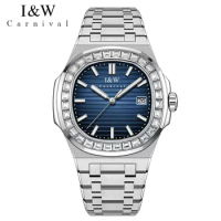 IW Watch for Men Sapphire Fashion Wristwatch Luminous Seiko NH35 Automatic Mechanical Watch Waterproof 5ATM relogios masculino
